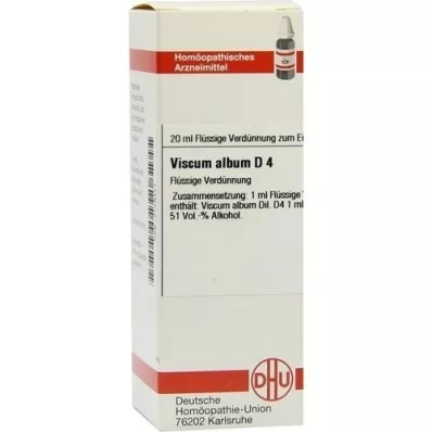 VISCUM ALBUM Diluição D4, 20 ml