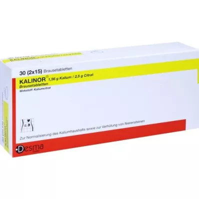 KALINOR Comprimidos efervescentes, 2X15 unidades KALINOR Comprimidos efervescentes, 2X15 unidades