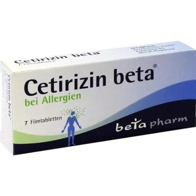 CETIRIZIN comprimidos revestidos por película beta, 7 unidades CETIRIZIN comprimidos revestidos por película beta, 7 unidades