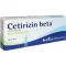 CETIRIZIN comprimidos revestidos por película beta, 20 unidades