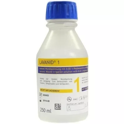 LAVANID 1 solução de irrigação de feridas, 250 ml LAVANID 1 solução de irrigação de feridas, 250 ml