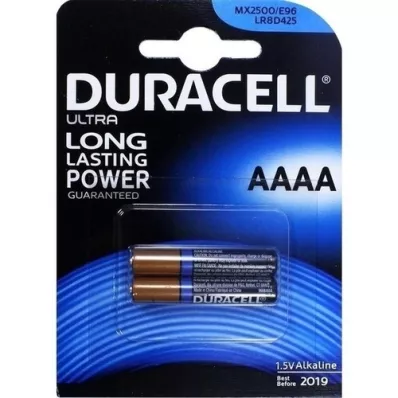 DURACELL Ultra M3 AAAA 1,5 volts, 2 peças DURACELL Ultra M3 AAAA 1,5 volts, 2 peças
