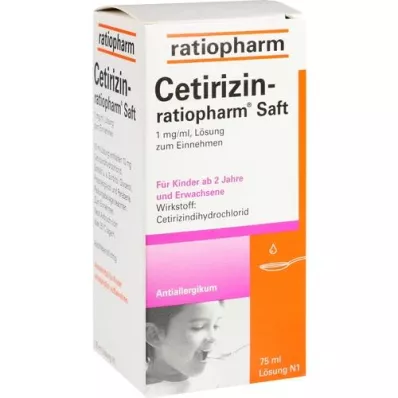 CETIRIZIN-suco ratiopharm, 75 ml CETIRIZIN-suco ratiopharm, 75 ml