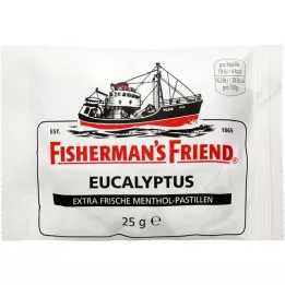 FISHERMANS FRIEND Eucalipto com pastilhas de açúcar, 25 g