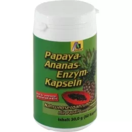 PAPAYA ANANAS Cápsulas enzimáticas, 60 unidades