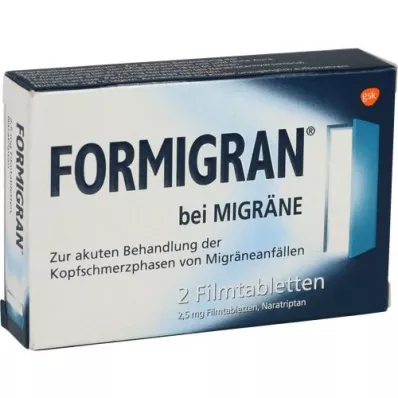 FORMIGRAN Comprimidos revestidos por película, 2 unidades