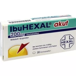 IBUHEXAL agudo 200 comprimidos revestidos por película, 20 unidades