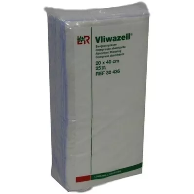 VLIWAZELL Compressas de sucção não estéreis 20x40 cm, 25 peças VLIWAZELL Compressas de sucção não estéreis 20x40 cm, 25 peças
