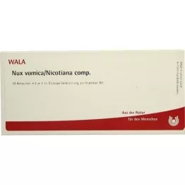 NUX VOMICA/NICOTIANA comp. ampolas, 10X1 ml