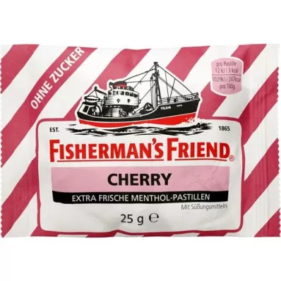 FISHERMANS FRIEND Cereja sem pastilhas de açúcar, 25 g FISHERMANS FRIEND Cereja sem pastilhas de açúcar, 25 g