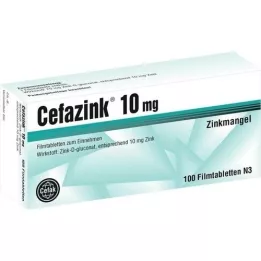 CEFAZINK Comprimidos revestidos por película de 10 mg, 100 unidades
