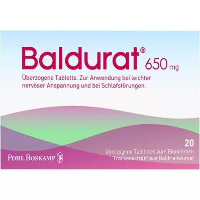 BALDURAT Comprimidos revestidos por película, 20 unidades