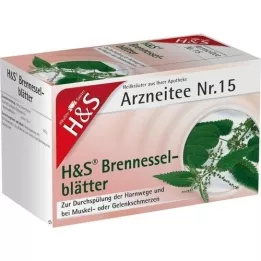H&S Saco filtro de folhas de urtiga, 20X1,6 g