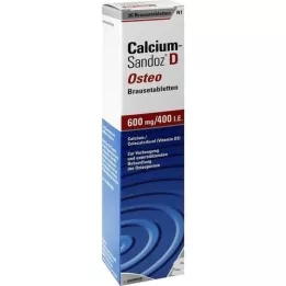 CALCIUM SANDOZ Comprimidos efervescentes D Osteo, 20 unid
