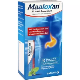 MAALOXAN Suspensão de 25 mVal, 10X10 ml