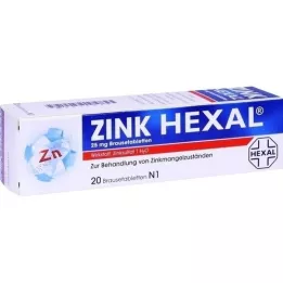 ZINK HEXAL Comprimidos efervescentes, 20 unidades
