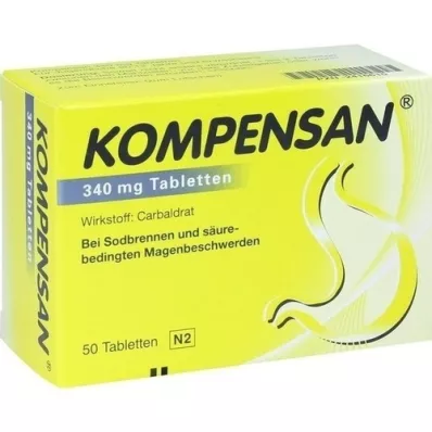 KOMPENSAN Comprimidos 340 mg, 50 unidades