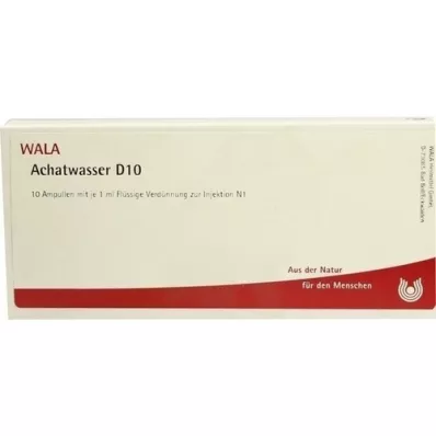 ACHATWASSER D 10 ampolas, 10X1 ml