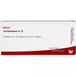ACHATWASSER D 15 ampolas, 10X1 ml