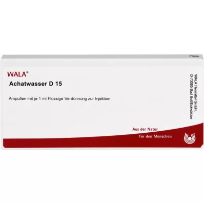 ACHATWASSER D 15 ampolas, 10X1 ml ACHATWASSER D 15 ampolas, 10X1 ml