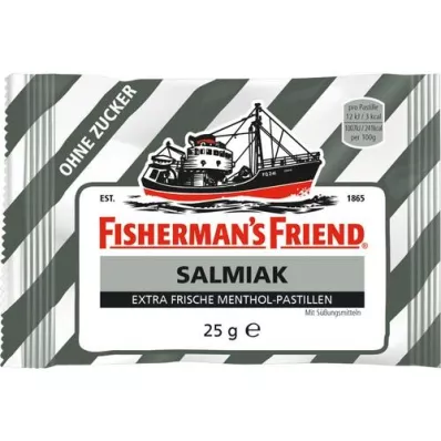 FISHERMANS FRIEND Salmiac sem pastilhas de açúcar, 25 g FISHERMANS FRIEND Salmiac sem pastilhas de açúcar, 25 g