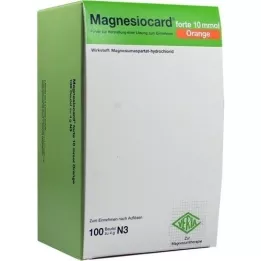 MAGNESIOCARD forte 10 mmol Laranja Plv.z.H.e.L.z.E., 100 unid