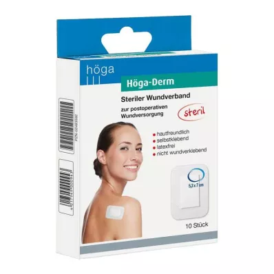 HÖGA-DERM Gesso esterilizado 53x70 mm, 10 unidades