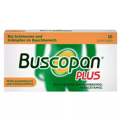 BUSCOPAN mais supositórios de 10 mg/800 mg, 10 unid BUSCOPAN mais supositórios de 10 mg/800 mg, 10 unid