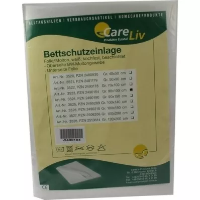 BETTSCHUTZEINLAGE Folha Molton 90x100 cm, 1 pc