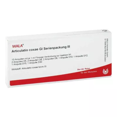 ARTICULATIO coxae GL Embalagem em série 3 ampolas, 10X1 ml