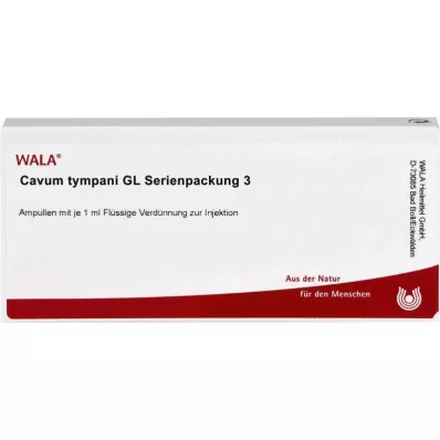 CAVUM tympani GL Embalagem em série 3 ampolas, 10X1 ml
