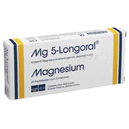 MG 5 LONGORAL Comprimidos para mastigar, 20 unidades