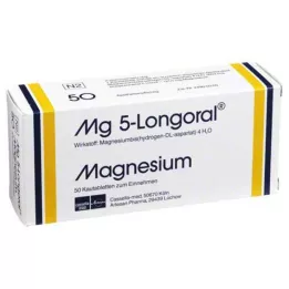 MG 5 LONGORAL Comprimidos para mastigar, 50 unidades