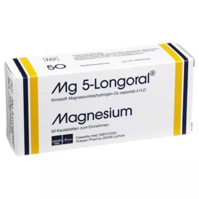 MG 5 LONGORAL Comprimidos para mastigar, 50 unidades