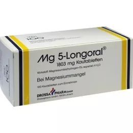 MG 5 LONGORAL Comprimidos para mastigar, 100 unidades