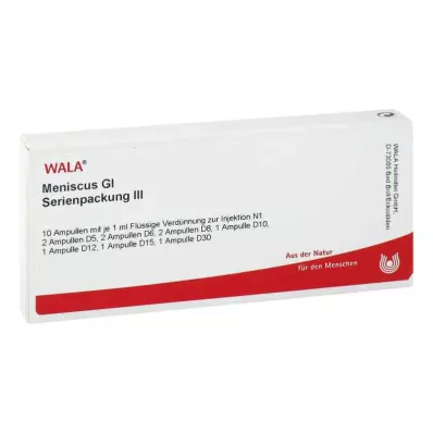 MENISCUS GL Embalagem de série 3 ampolas, 10X1 ml