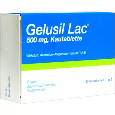 GELUSIL LAC Comprimidos mastigáveis, 50 unidades