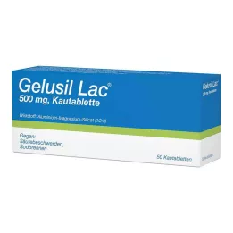 GELUSIL LAC Comprimidos mastigáveis, 50 unidades