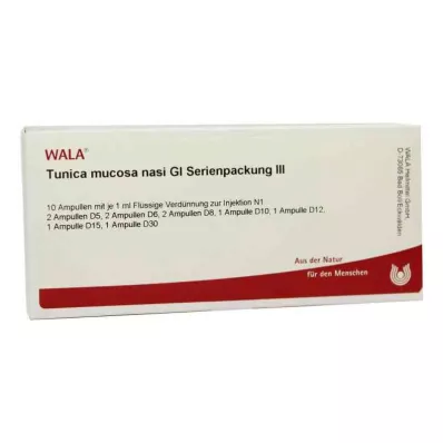 TUNICA mucosa nasi GL Embalagem em série 3 ampolas, 10X1 ml