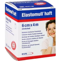 ELASTOMULL ligadura de fixação adesiva 6 cmx4 m, 1 pc