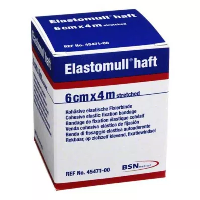 ELASTOMULL ligadura de fixação adesiva 6 cmx4 m, 1 pc