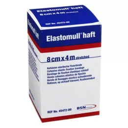 ELASTOMULL ligadura de fixação adesiva 8 cmx4 m, 1 pc