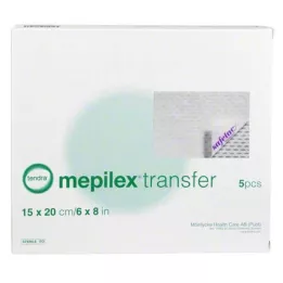 MEPILEX Compressa de espuma de transferência 15x20 cm estéril, 5 peças