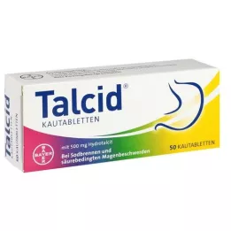 TALCID Comprimidos mastigáveis, 50 unidades