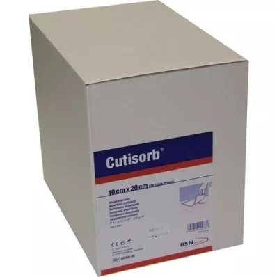 CUTISORB Pensos absorventes não esterilizados 10x20 cm, 100 unidades