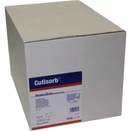 CUTISORB Pensos absorventes não esterilizados 15x25 cm, 100 unidades