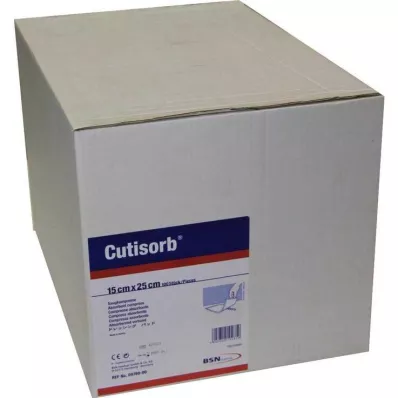 CUTISORB Pensos absorventes não esterilizados 15x25 cm, 100 unidades CUTISORB Pensos absorventes não esterilizados 15x25 cm, 100 unidades