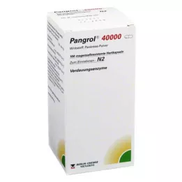 PANGROL 40.000 Cápsulas duras com revestimento entérico, 100 pcs