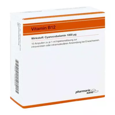 VITAMIN B12 RÖWO Ampolas de 1.000 μg, 10X1 ml VITAMIN B12 RÖWO Ampolas de 1.000 μg, 10X1 ml
