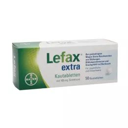 LEFAX comprimidos extra mastigáveis, 50 unidades